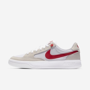 Chaussure De Skate Nike SB Adversary Blanche 8063-471 White/White/University Red/University Red Homme | MUT-91430581